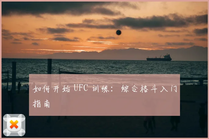 如何开始 UFC 训练:综合格斗入门指南